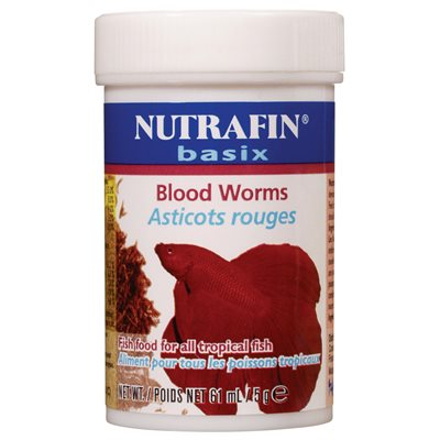 Asticots rouges lyophilisés Nutrafin basix, 5 g (0,1 oz)