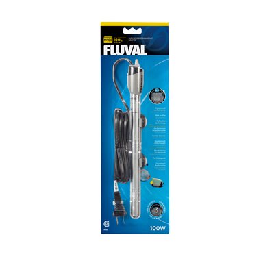 Chauffe-eau submersible Fluval M100 de première qualité, 100 W, pour aquariums contenant jusqu’à 100 L (30 gal US)