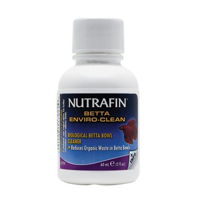 Nettoyant biologique Betta Enviro-Clean Nutrafin pour bocal à betta, 60 ml (2 oz liq.)