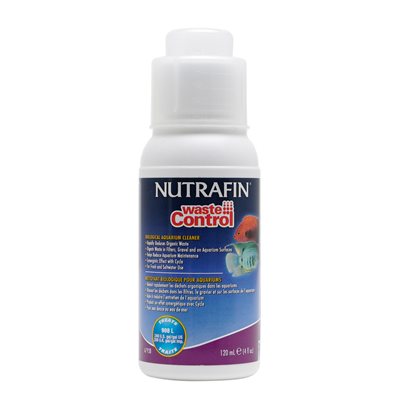 Nettoyant biologique Waste Control Nutrafin pour aquariums, 120 ml (4 oz liq.)