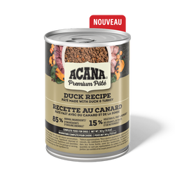 Acana Premium Pâté Chien Recette au Canard 363g