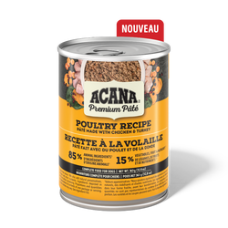 Acana Premium Pâté Chien Recette Volaille 363g