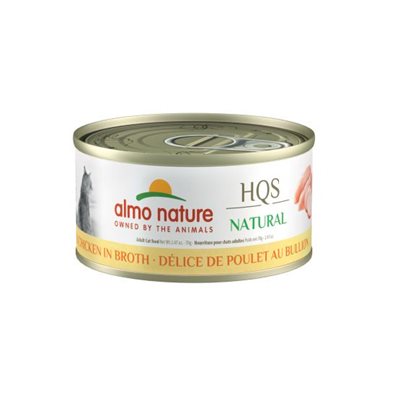 Almo Nature Hqs Natural Chat Delice Au Poulet Au Bouillon 70