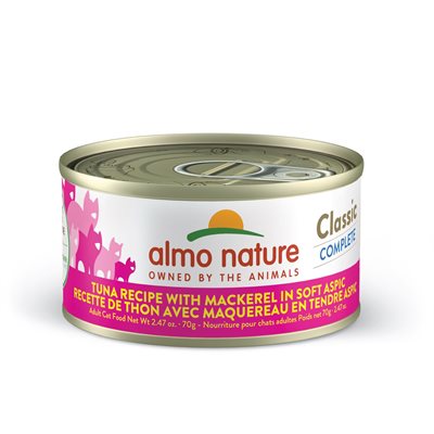 Almo Classic Complete Chat Thon Avec Maquereau En Tendre Aspic 70g