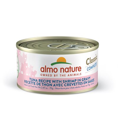 Almo Classic Complete Chat Thon Avec Crevettes En Sauce 70G
