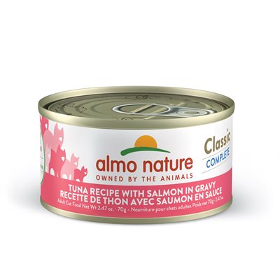 Almo Classic Complete Chat - Thon Avec Saumon En Sauce 70G
