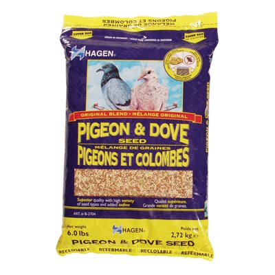 Mélange de graines de base EVM Hagen pour pigeons et colombes, 2,72 kg (6 lb)