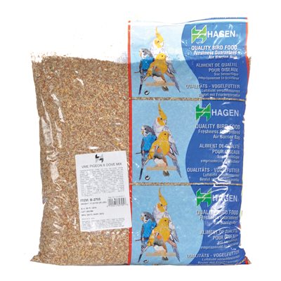 Mélange de graines de base EVM Hagen pour pigeons et colombes, 11,34 kg (25 lbs)