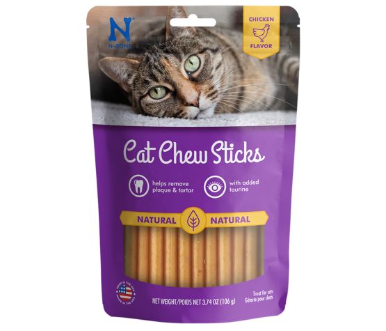 N-bone Bâtonnets à Mâcher Pour Chat, Réduit Le Tartre Et La Plaque - Poulet 3,74oz