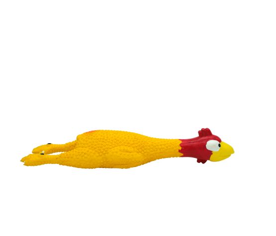 Budz Jouet En Latex Pour Chien Poulet Jaune 16.9"
