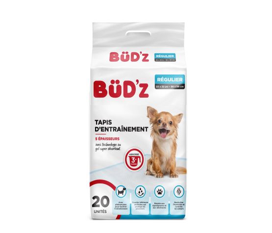 Bud'z Tapis D'entraînement 22"x22" (56x56cm) 20 Unités