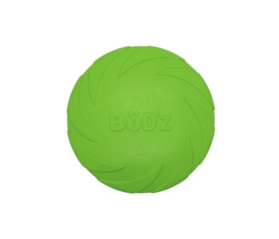 Bud'z Jouet En Caoutchouc Pour Chien - Disque Volant, Vert 23cm
