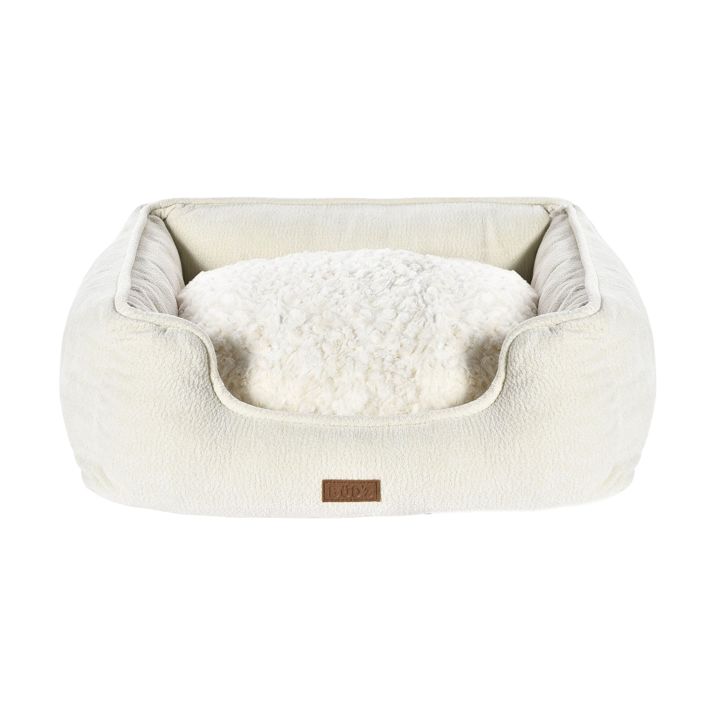Bud'z Lit à Rebords élevés, L'élégant Ultra Doux - Crème, Moyen 61x48x18cm