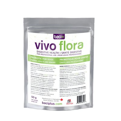 Baci+ Vivo Flora Pour Chien 50G