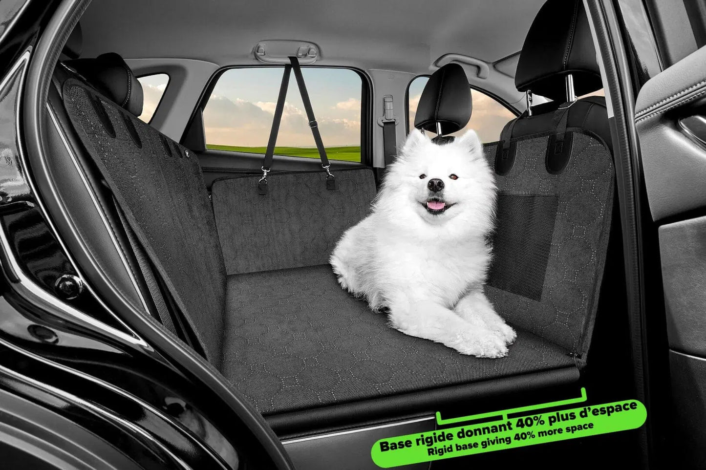Le Bon Chien Housse De Voiture Pour Chien Avec Base Rigide