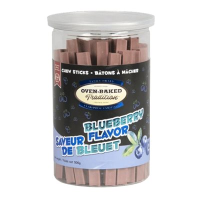 Ovenbaked tradition Chien Gâteries Dentaires A Mâcher Bleuets 500G