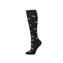 Boot Doctor Chaussettes pour Femme – Over the Calf, Motif Cactus, Fer à Cheval et Trèfle