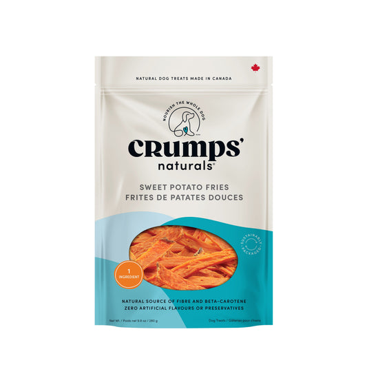 Crumps' Naturals Gâteries Pour Chien, Frites De Patates Douces 280g