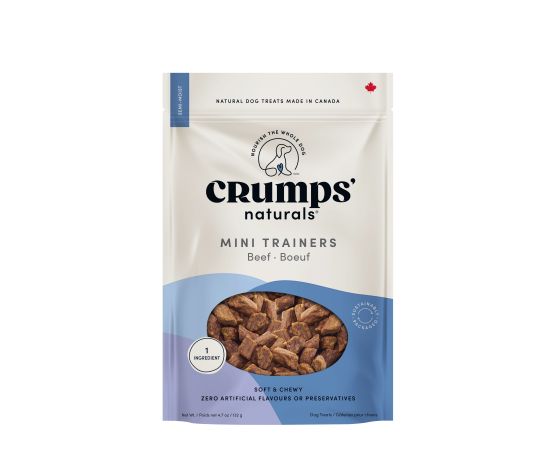 Crumps' Naturals, Mini-bouchées D'entraînement Pour Chien, Semi-humides Au Boeuf 132g
