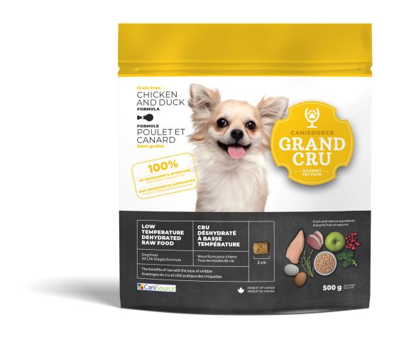 Canisource Grand Cru Nourriture Pour Chien, Poulet & Canard Sans Grains 500g