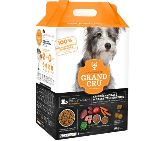 Canisource Grand Cru Chien Porc & Agneau Sans grain 5Kg