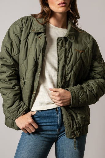 Kimes Ranch Manteau Matelassé - Phoebe - Moss - Femme