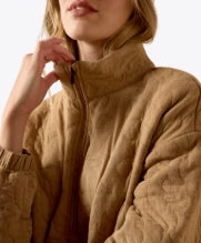 Pull de fermeture éclair WMS Stitch 1/2 - BEIGE