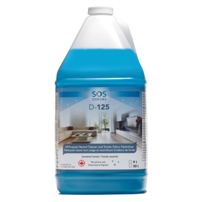 Sos Odeur D-125 Nettoyant A Plancher Pour La Fumee 4L