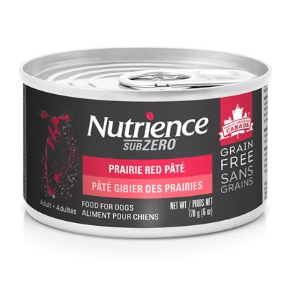Nutrience Conserve Subzero Chien Gibier Des Prairies 170g