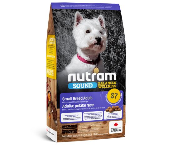 Nutram Sound (s7) Chien Petite Race Poulet Et Riz Brun 4.4lbs