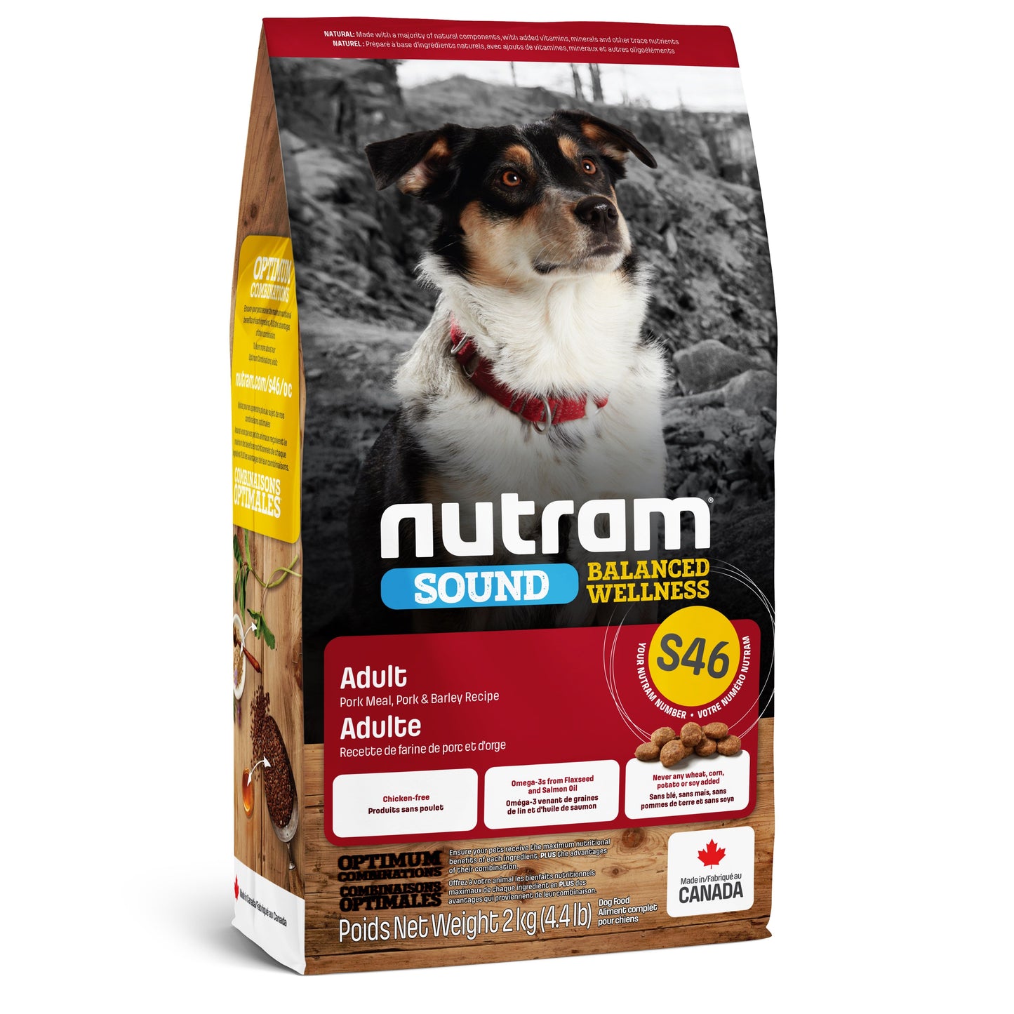 Nutram Sound (S46) Chien Porc 4.4Lbs