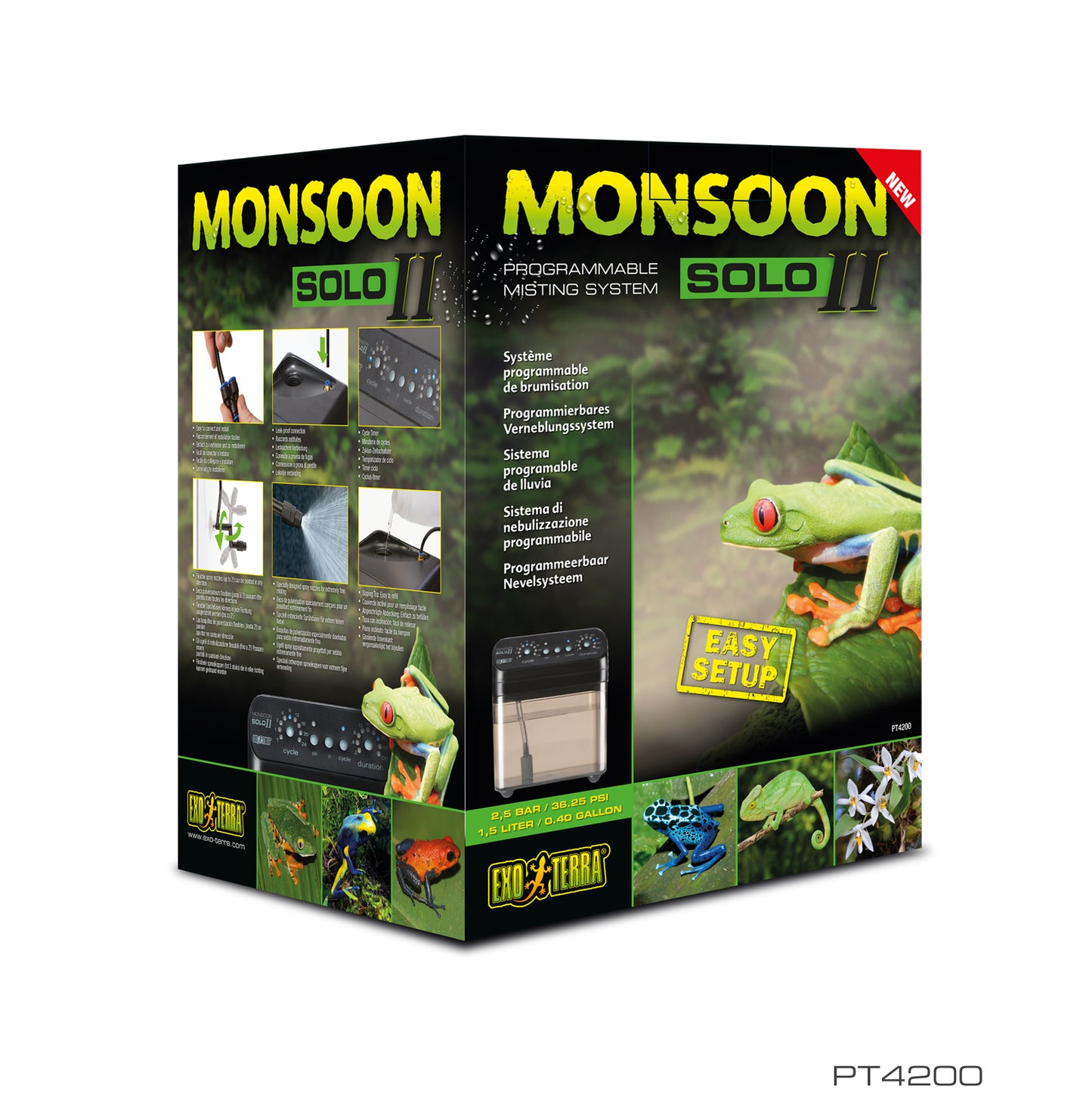 Système programmable de brumisation Monsoon SOLO II Exo Terra