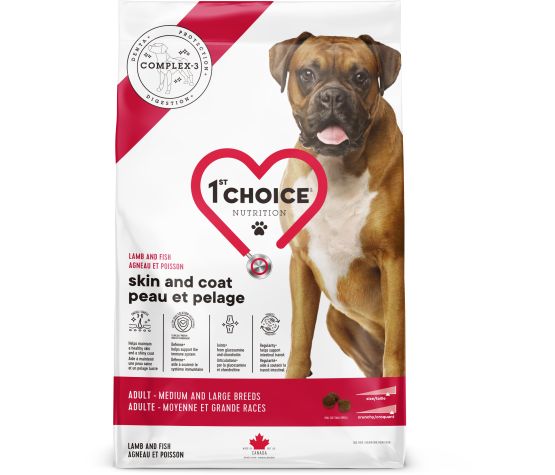 1St Choice Adulte Moyenne & Grande Races, Peau Et Pelage Agneau 5Kg
