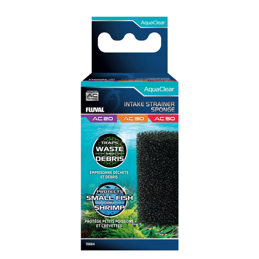 Éponge pour crépine d’admission AquaClear 20/30/50 Fluval, paquet de 1