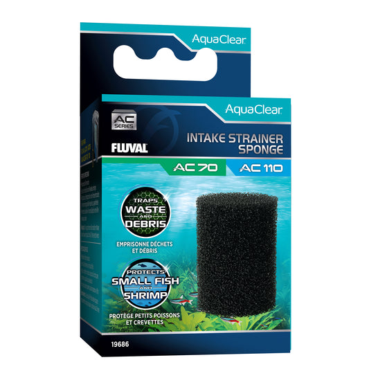 Éponge pour crépine d’admission AquaClear 70/110 Fluval, paquet de 1