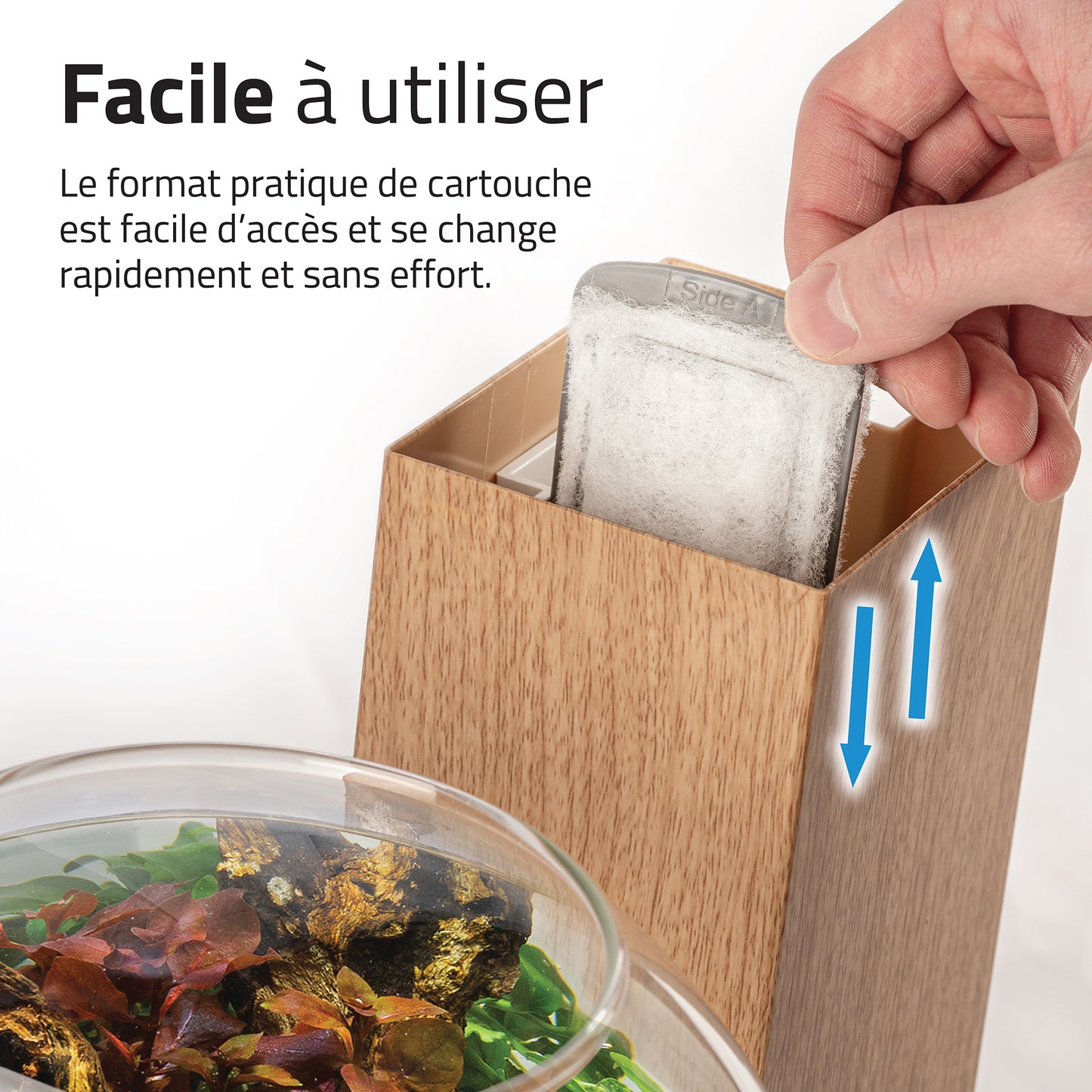 Cartouches filtrantes de polyester/charbon LIV Fluval, paquet de 3