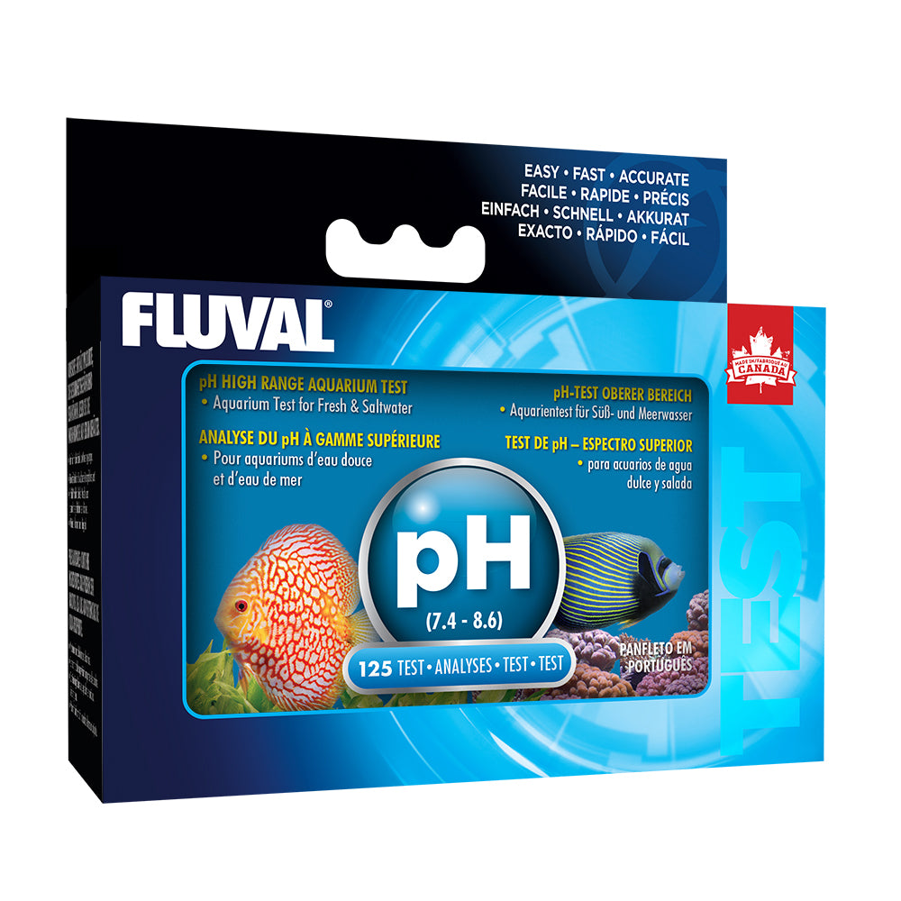 Fluval Trousse d'analyse du pH plage supérieure (7,4-8,6)