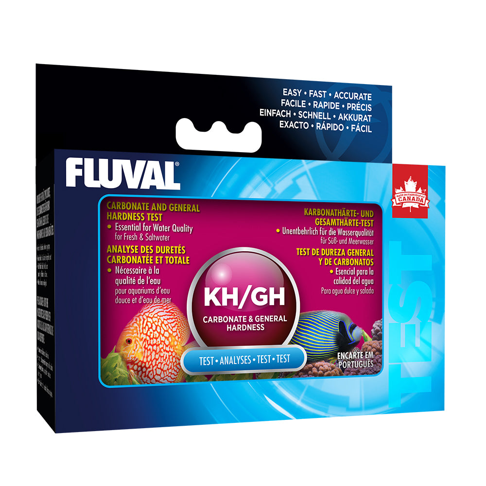 Fluval Trousse d'analyse de dureté carbonatée et de dureté totale