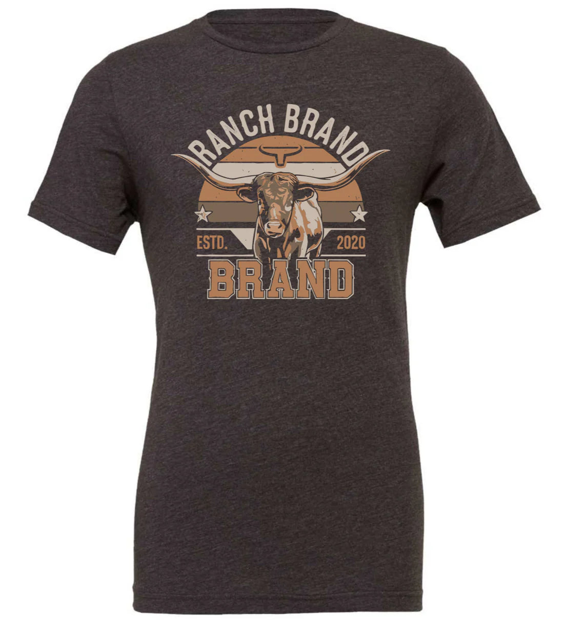 Ranch Brand T-Shirt Homme Steer 5 Gris Foncé