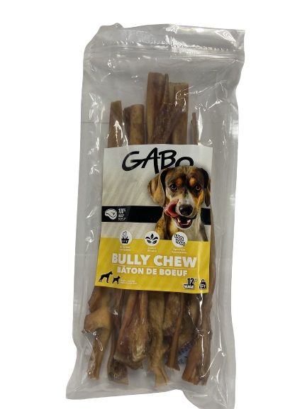 Gabo, Gâteries Pour Chien - Bâtons De Boeuf 6", Sac De 227gr