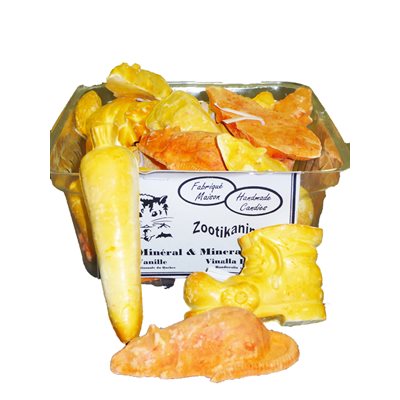 Blocs Minérals Colorés Assortis Boîte X36