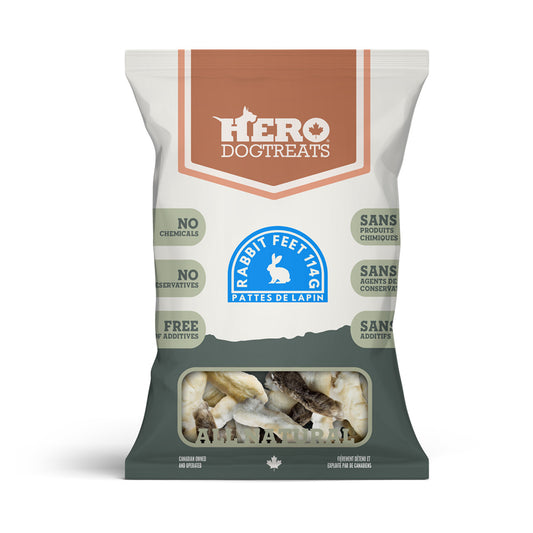 Hero Patte De Lapin Déshydratées 114G