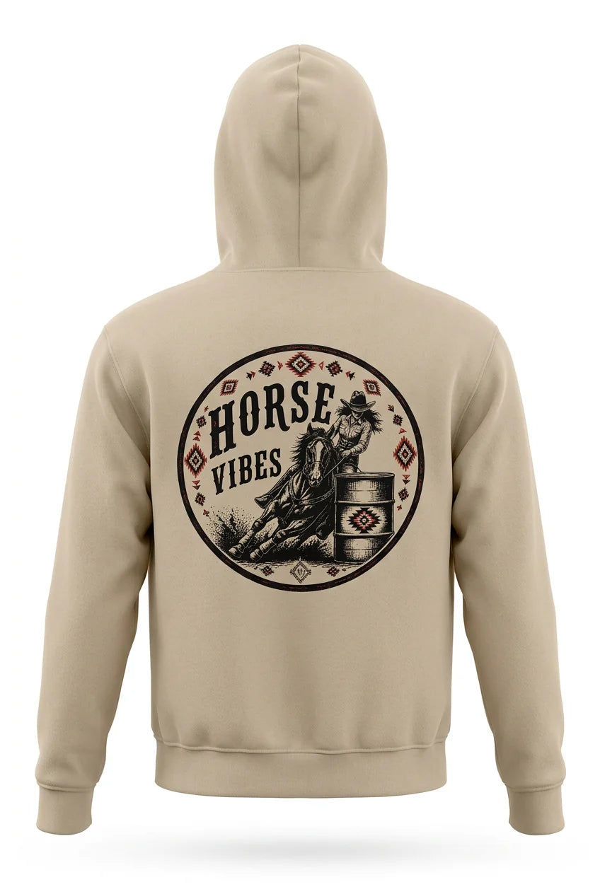 Horse Vibes Hoodie Femme baril