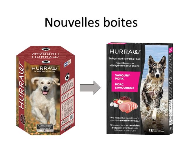 Hurraw Chien Déshytdratée Porc 25 tasses