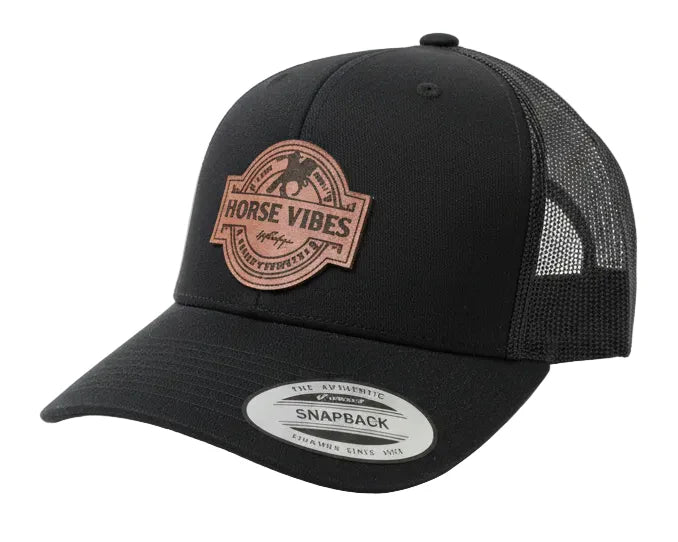 Horse Vibes Casquette Authentique noire