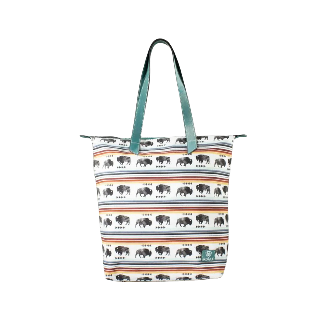 Ariat Sac fourre-tout Cruiser à motif buffle multicolore