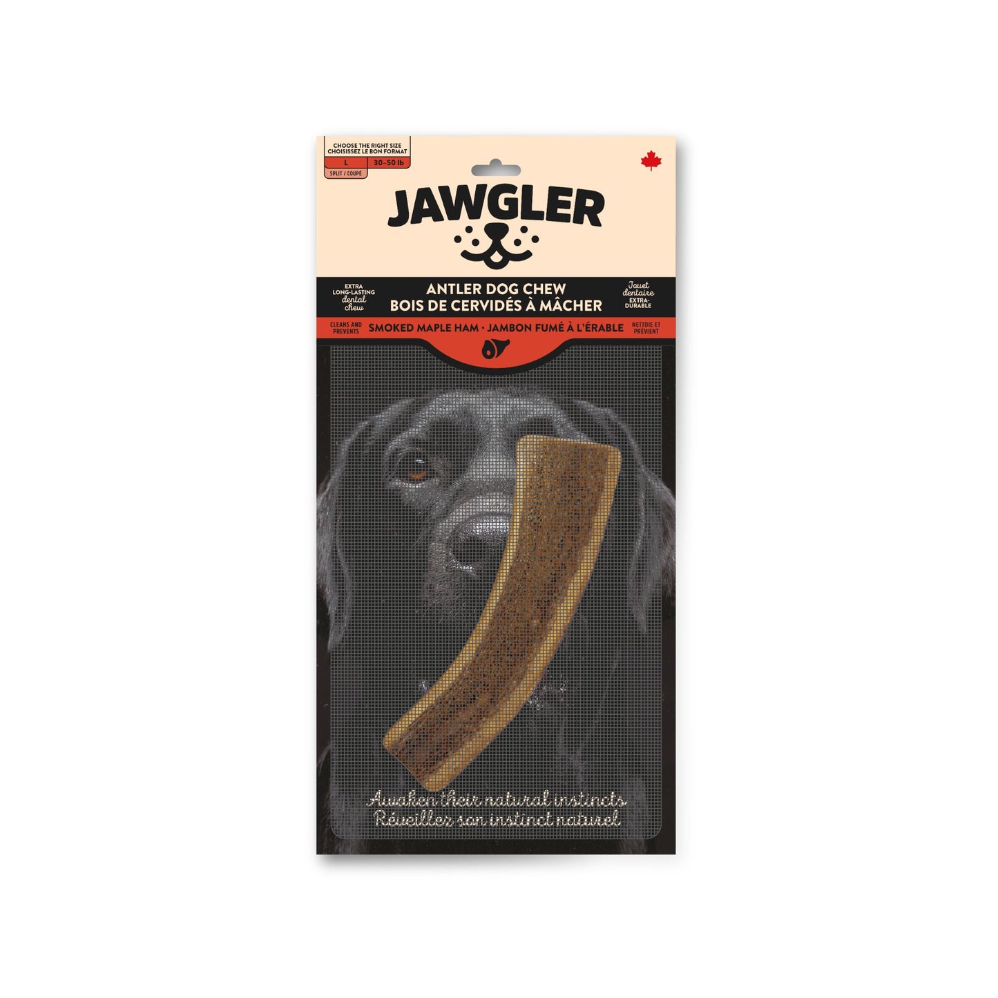 Jawgler (Dentler) Bois Cervidés Coupé Jambon Érable