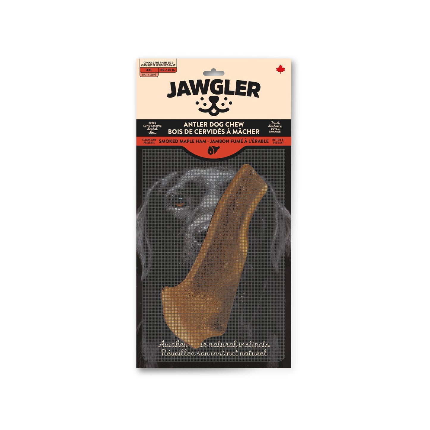 Jawgler (Dentler) Bois Cervidés Coupé Jambon Érable