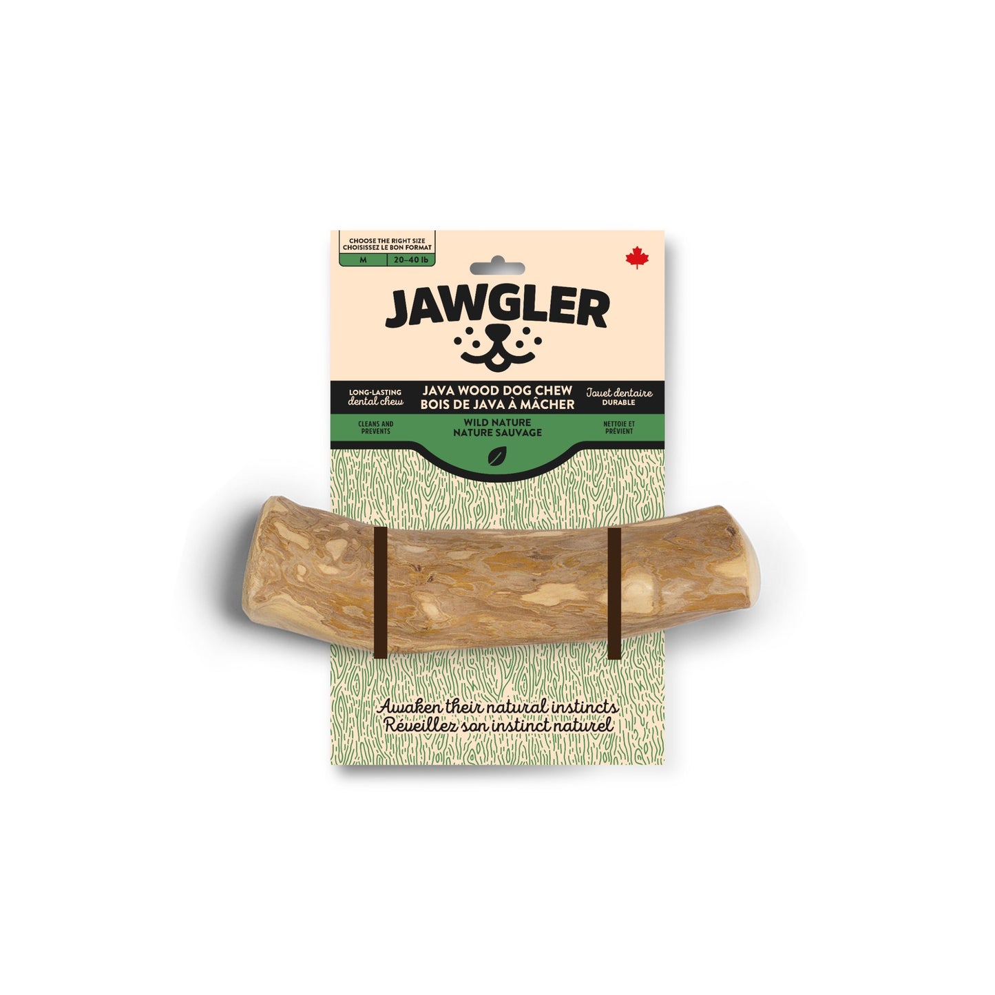 Jawgler (Dentler) Bois De Java Goût De Nature Sauvage