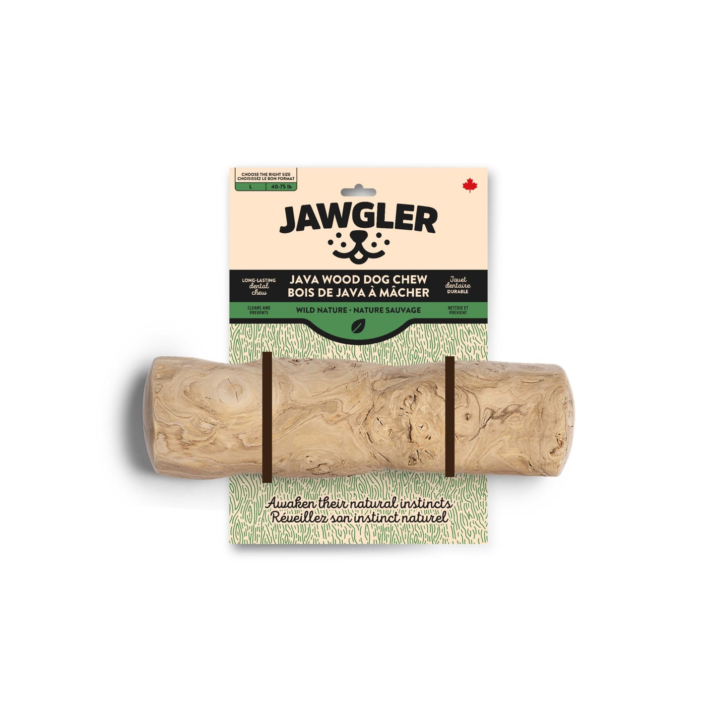 Jawgler (Dentler) Bois De Java Goût De Nature Sauvage